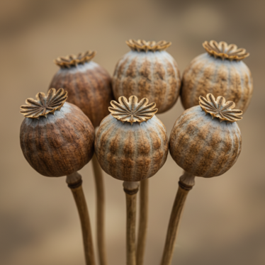 premium dried poppy pods