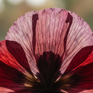 Close Up of Poppy Petals
