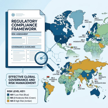 Legal framework document beside a global map illustrating jurisdiction-specific poppy regulations.