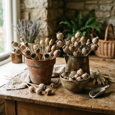 dried poppy pods USA
