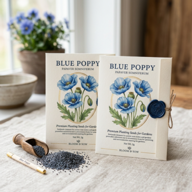 High-viability blue poppy seeds ready to buy poppy seeds online for planting.