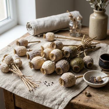 Premium dried poppy pods collection for crafts and floral arrangements