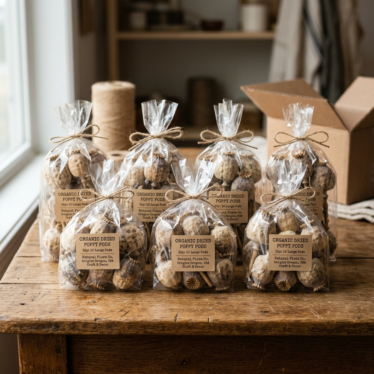 Buy dried poppy pods online with fast, protective shipping from Premium Poppy Pods.